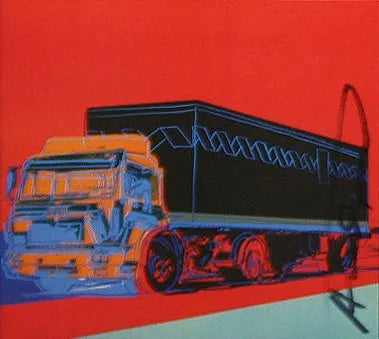 Trucks Invitation (Variant) by Andy Warhol