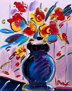Vase of Flowers Series 41 Ver. II #1 by Peter Max