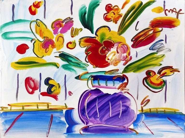 Vase of Flowers Series 80 Ver. III #1 by Peter Max