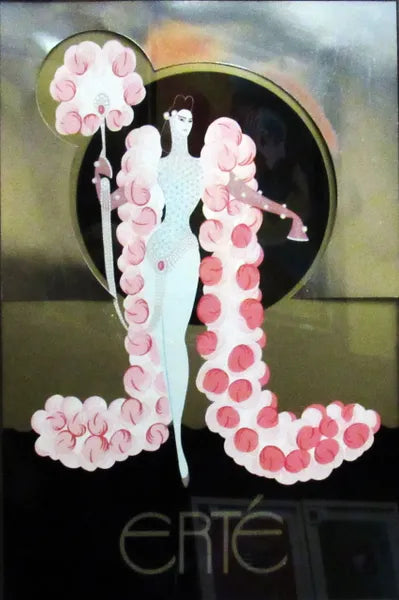 Woman In Pink (Poster) by Erte