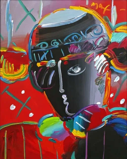 Zero In Spectrum (Red) by Peter Max