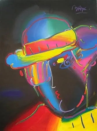 Zero In Spectrum I (Black) Ver. I #10 by Peter Max