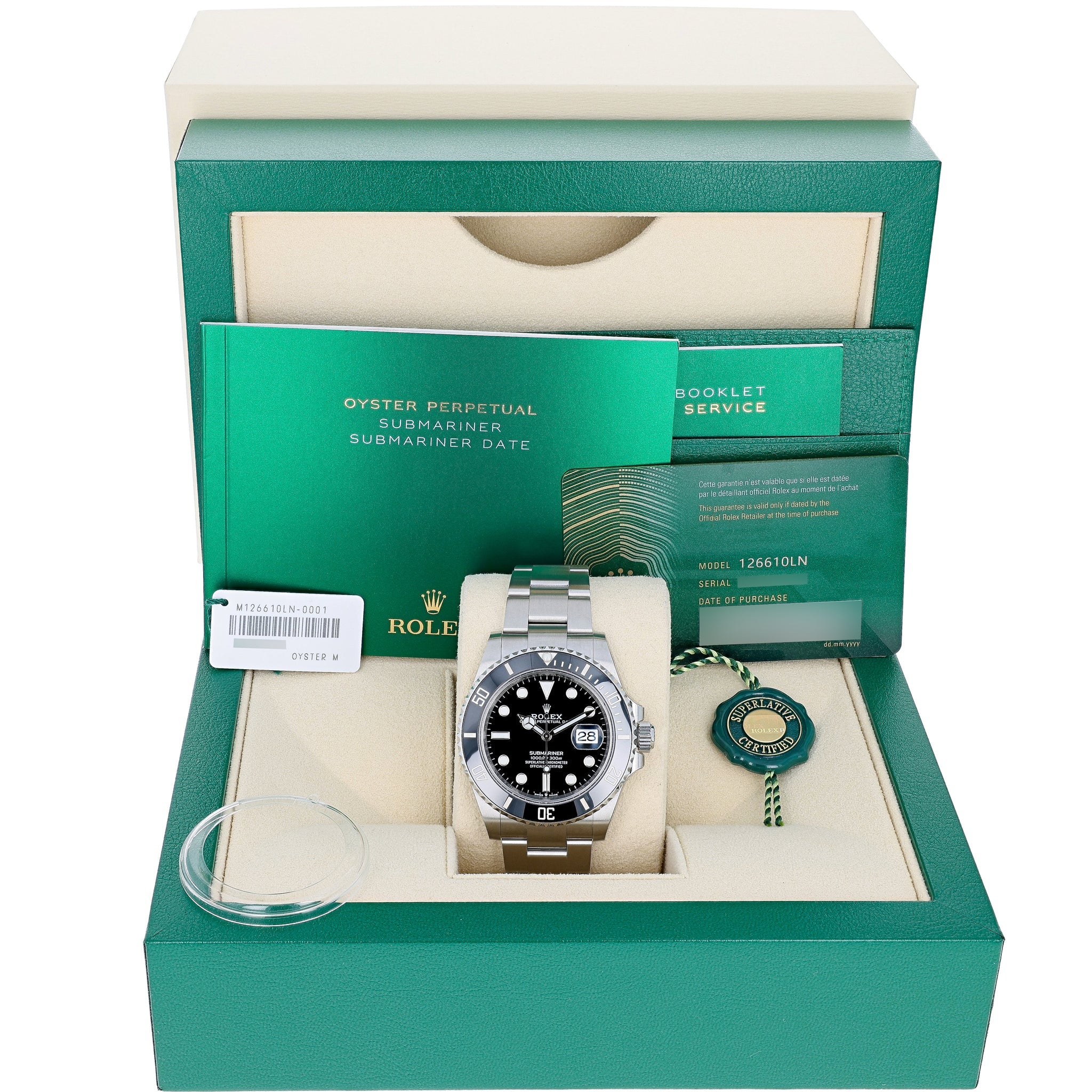 Rolex Submariner Date 126610LN NEW STICKERS Steel 41 mm