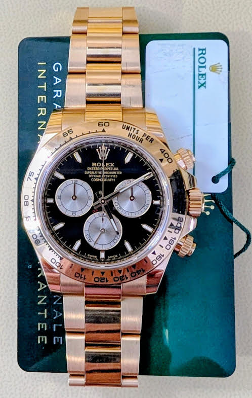 Rolex Cosmograph Daytona Oyster, 40 mm, 18k Everose gold 2024