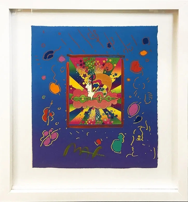 Different Drummer (Overpaint) by Peter Max