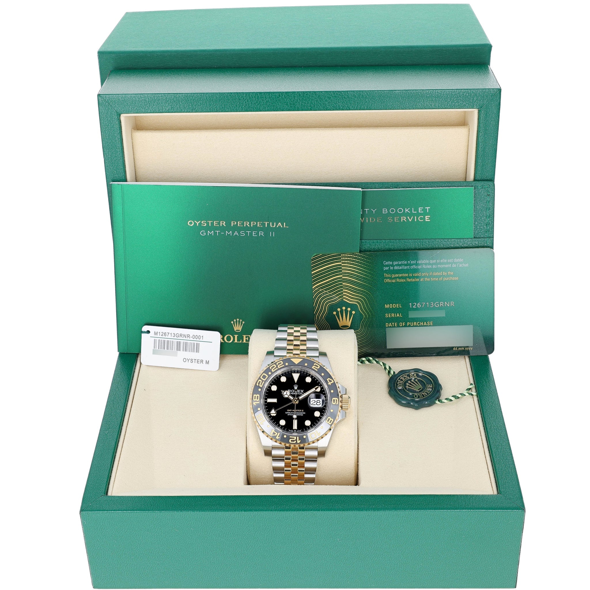 Rolex GMT-Master II 126713GRNR NEW 2025  Gold & Steel Jubilee 40 mm