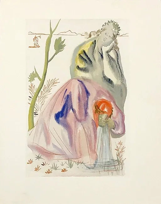 Purgatory Canto 22 by Salvador Dali