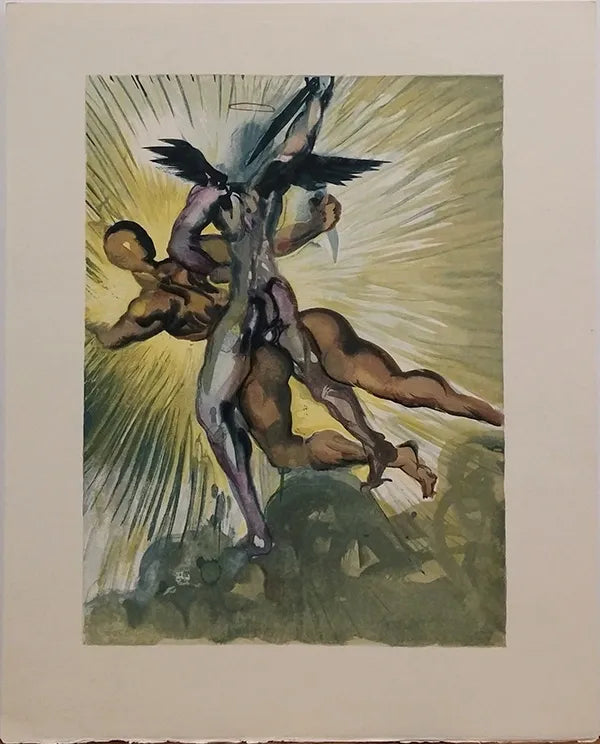 Purgatory Canto 8 by Salvador Dali
