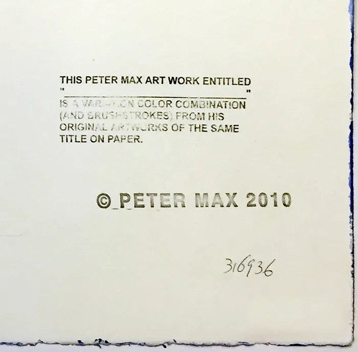 Flower Blossom Lady (Overpaint 2) by Peter Max