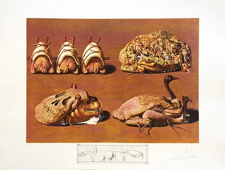 Les Caprices Pinces Princiers by Salvador Dali