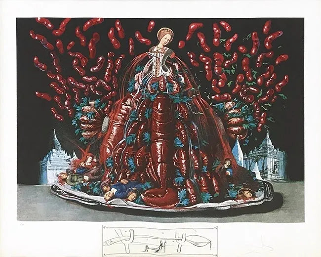 Les Canibalismes De L'automne by Salvador Dali