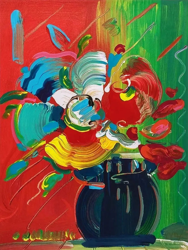Flower Vase (PP) by Peter Max