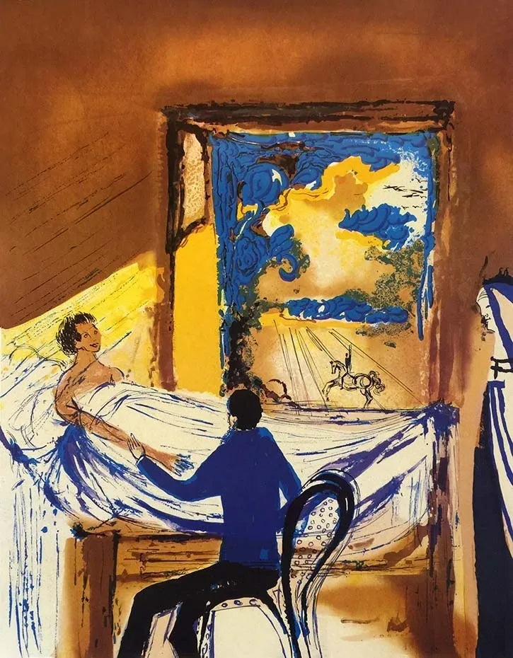 La Lutte Contre Le Mal by Dali by Salvador Dali