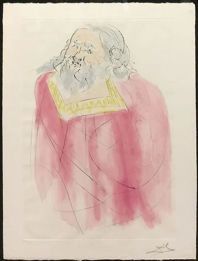 Jeremiah by Dali by Salvador Dali