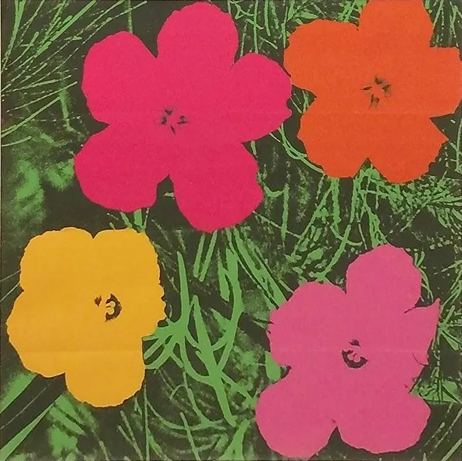 Flowers Invitation by Andy Warhol