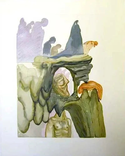 Hell Canto 23 by Salvador Dali