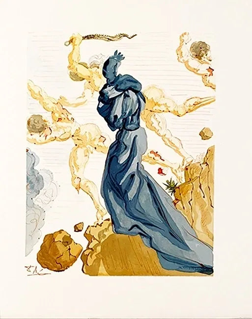 Hell Canto 19 by Salvador Dali