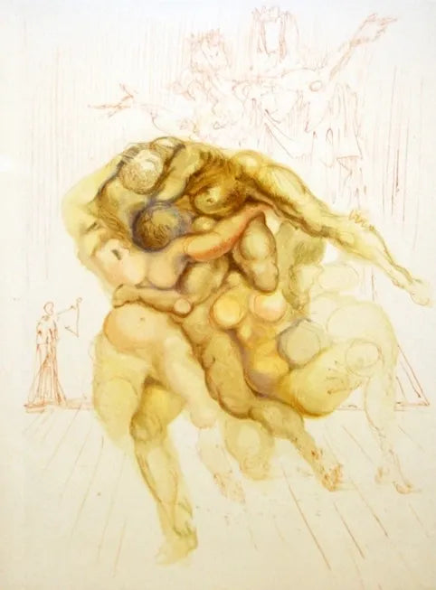 Hell Canto 8 by Salvador Dali