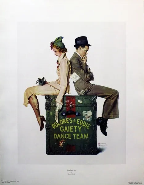 Gaiety Dance Team by Norman Rockwell