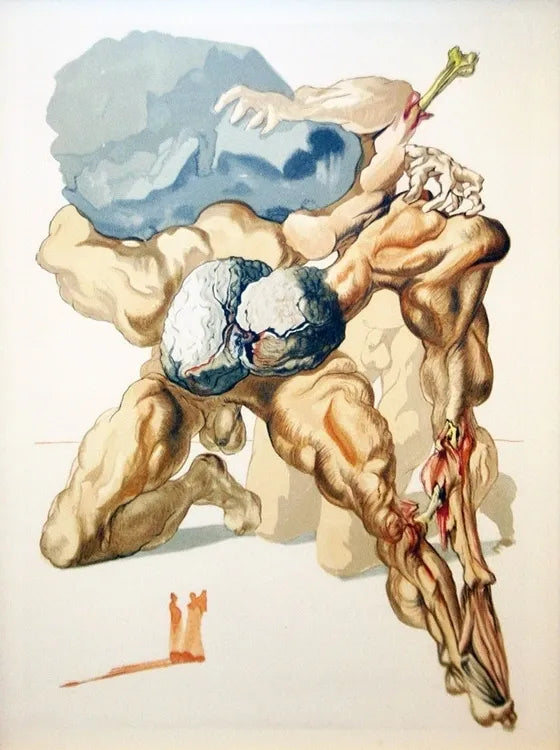 Hell Canto 7 by Salvador Dali