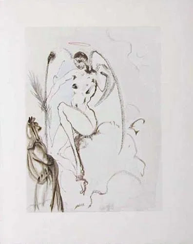 Heaven Canto 28 by Salvador Dali