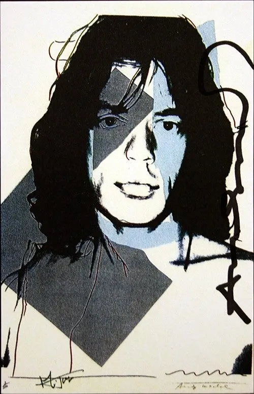 Mick Jagger (Invitation) by Andy Warhol