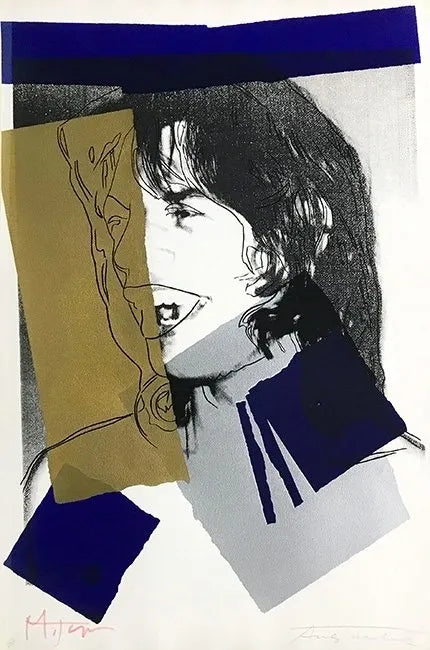 Mick Jagger Fs II.142 by Andy Warhol