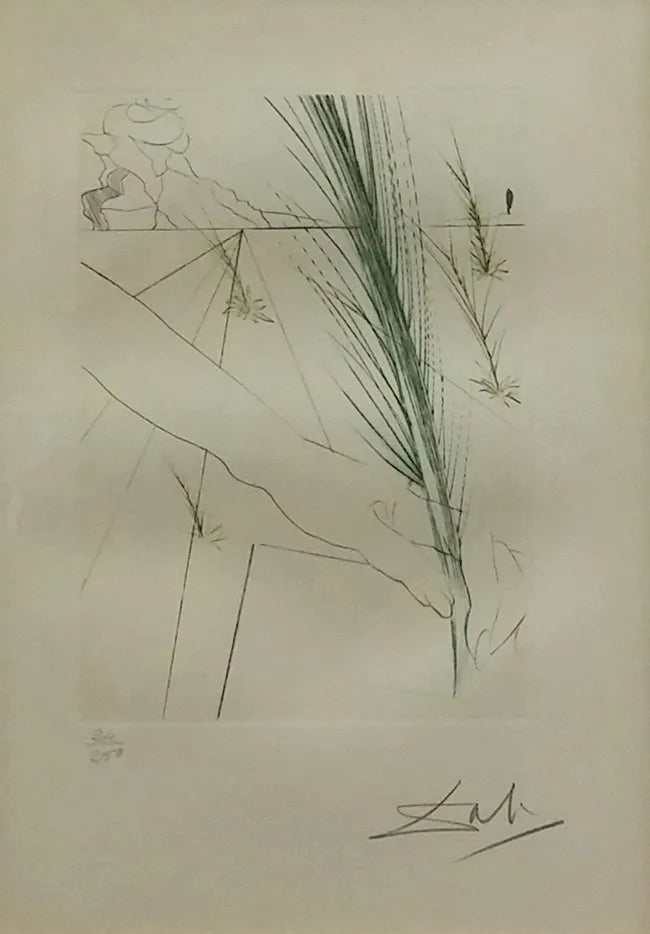 Flowers and Found Objects by Salvador Dali