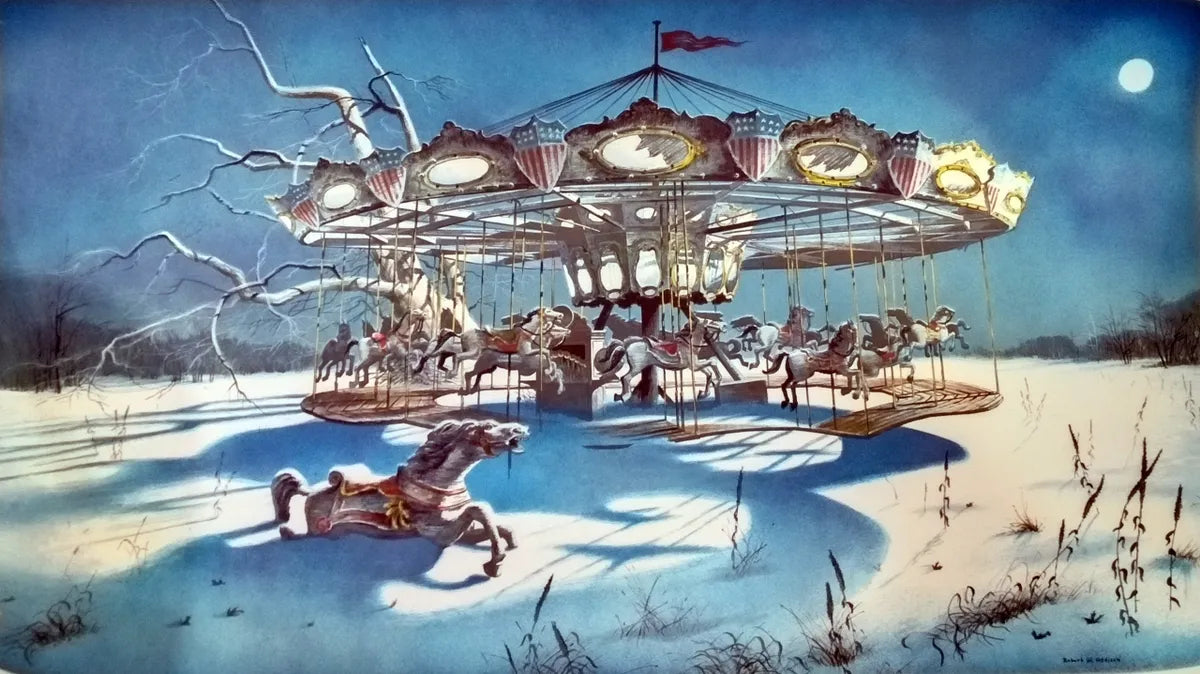 Moonlit Merry-Go-Round by Robert Addison