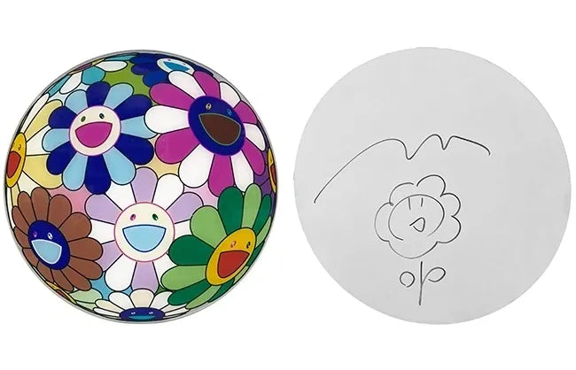 Flowerball Disc Original Drawing by Takashi Murakami