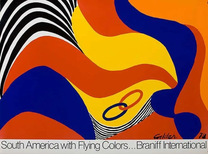 South America With Flying Colors by Alexander Calder