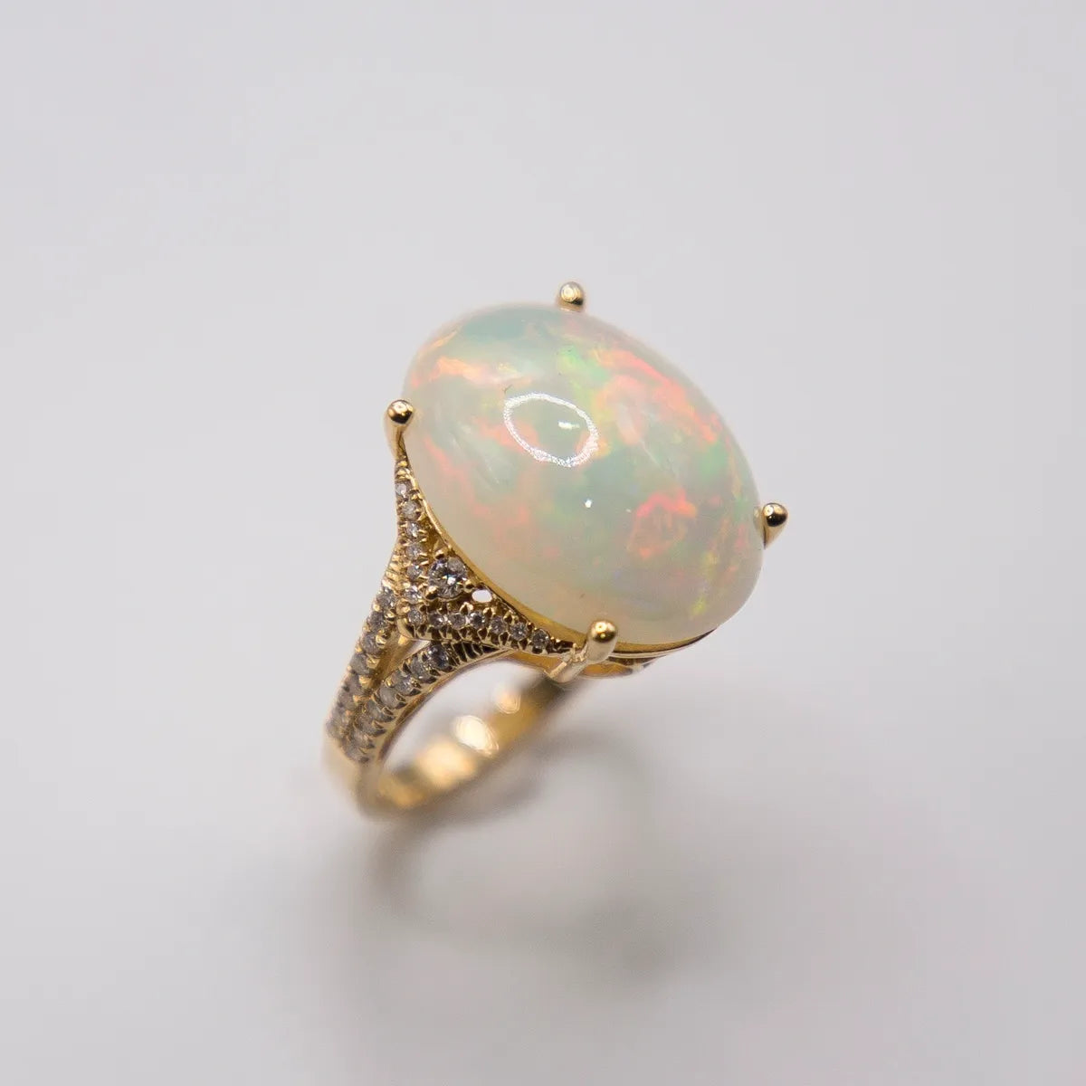 3.60 Carat GIA Cert Pink Diamond/Platinum/18k. Ring by Anthony Gerard DiMaggio
