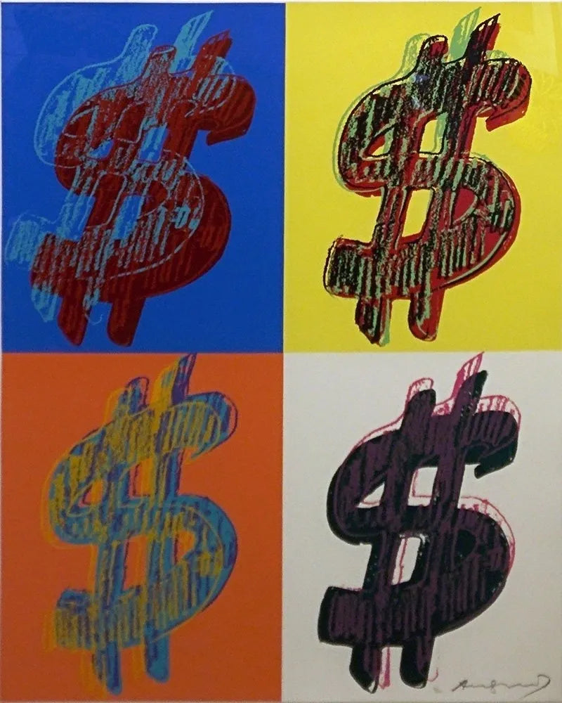 $ (Quadrant) FS II.284 by Andy Warhol