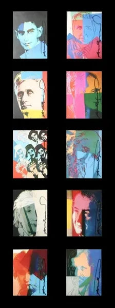 10 Portraits of Jews of the 20th Century (Portfolio of 10) by Andy Warhol
