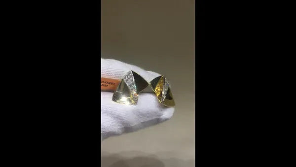 18k Hand-Made One-Of-A-Kind Cuff Links #J0006