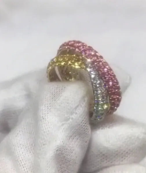 Cartier Style Rolling Ring #J0402