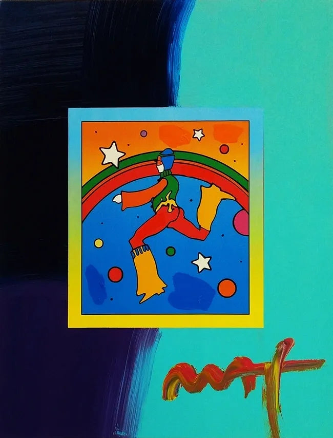 Cosmic Jumper (Overpaint) by Peter Max