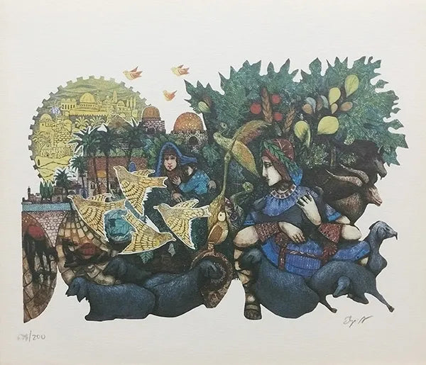 David and the Shepard by Ebgi