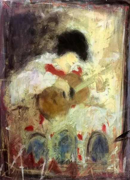 Guitarist by Janet Treby