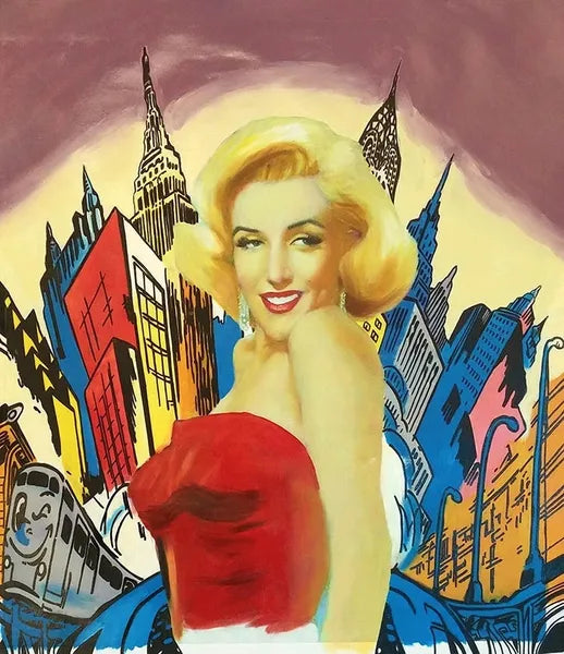 Hot Marilyn: Livin' In a Comic World II by Steve Kaufman