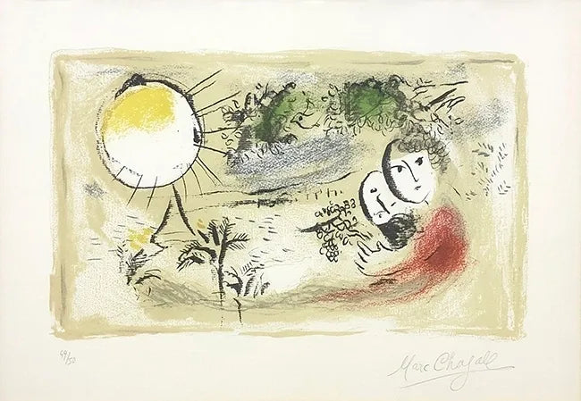 Le Repos by Marc Chagall