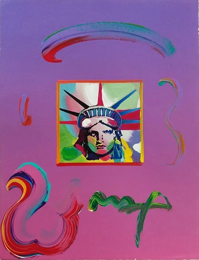 Liberty Head (Overpaint) by Peter Max