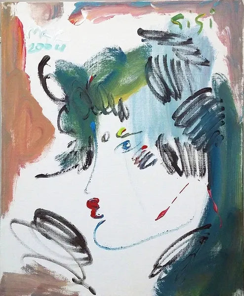 Profile (Green) by Peter Max