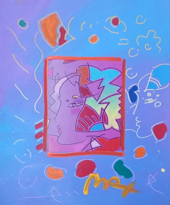 Profile (Overpaint) by Peter Max