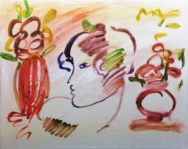 Profile Portrait by Peter Max