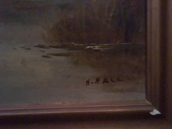 River Landscape by H. Hall