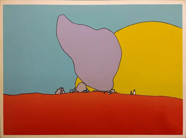 Rocks and Sun by Peter Max
