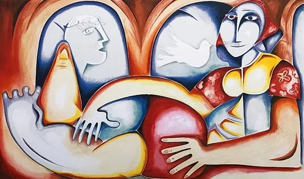 Sea Affairs On Mykonos Island by Alexandra Nechita