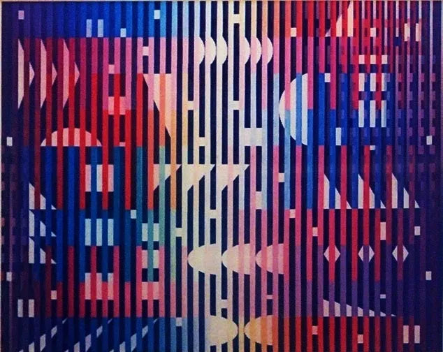 Sparkling Night Rainbow by Yaacov Agam