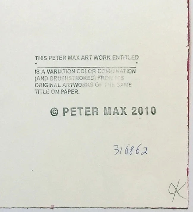 Statue of Liberty (Overpaint) by Peter Max